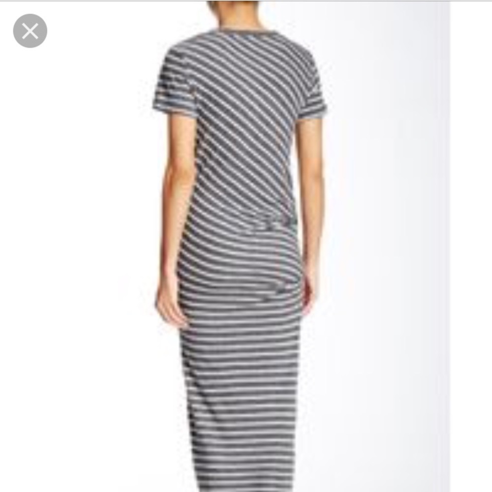 James Perse Long Rushed Dress - Picture 3 of 8